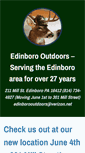 Mobile Screenshot of edinborooutdoors.com